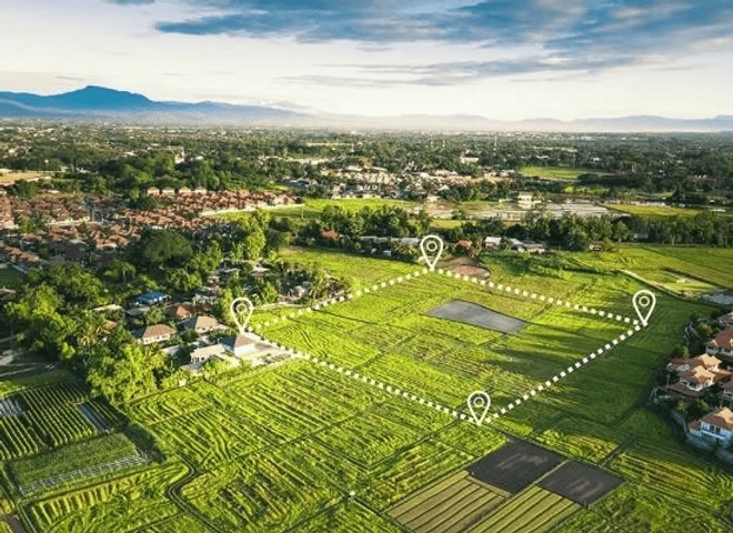 Bornage et reconnaissance de limites des propriétés foncières et Délimitation